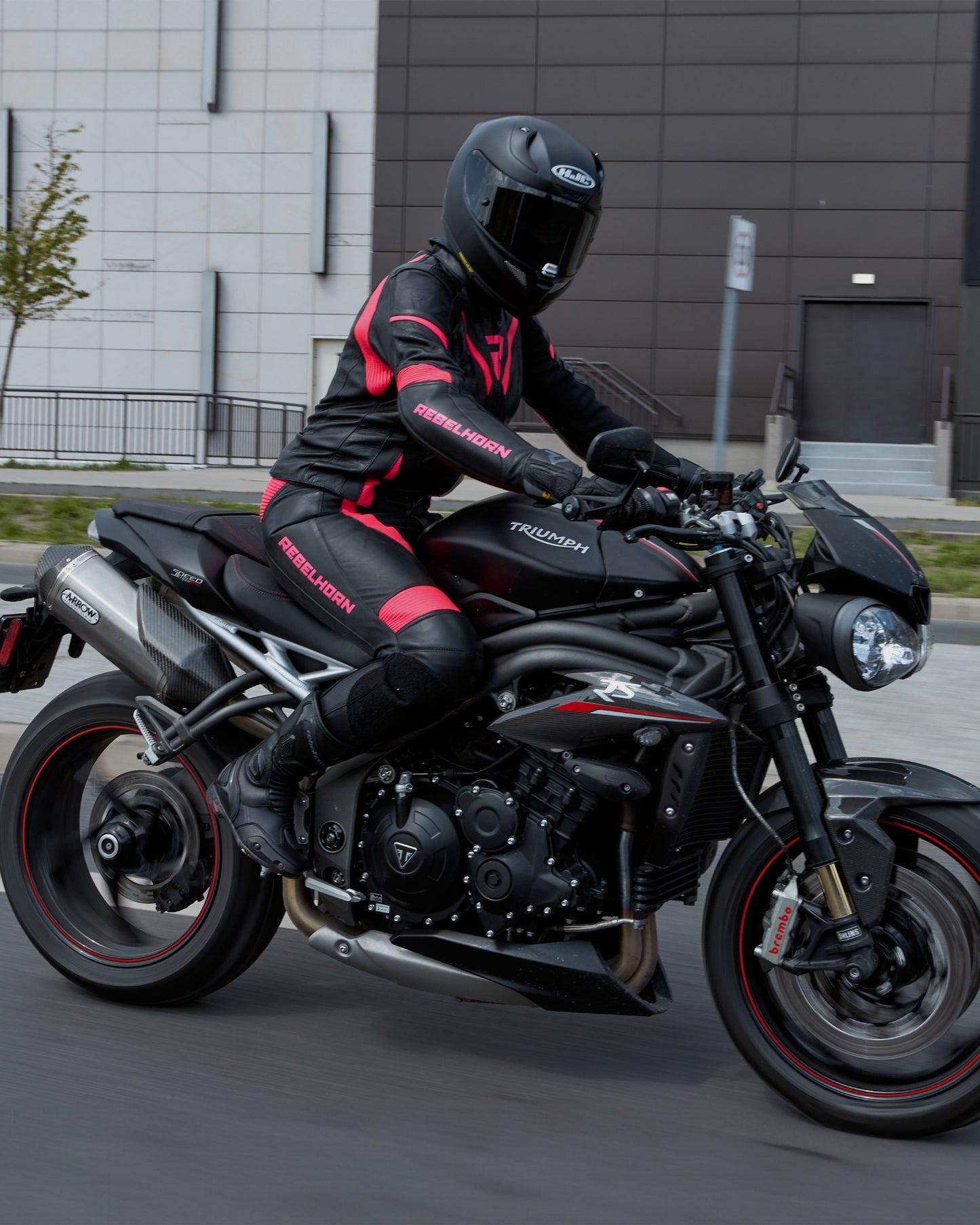 Rebel Damska Kurtka Motocyklowa Różowa
