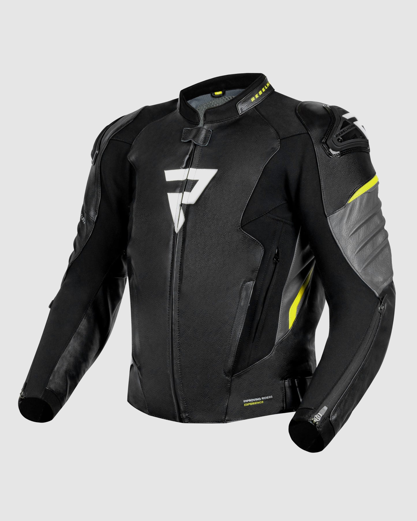 Veloce Kurtka Motocyklowa Skórzana Fluo
