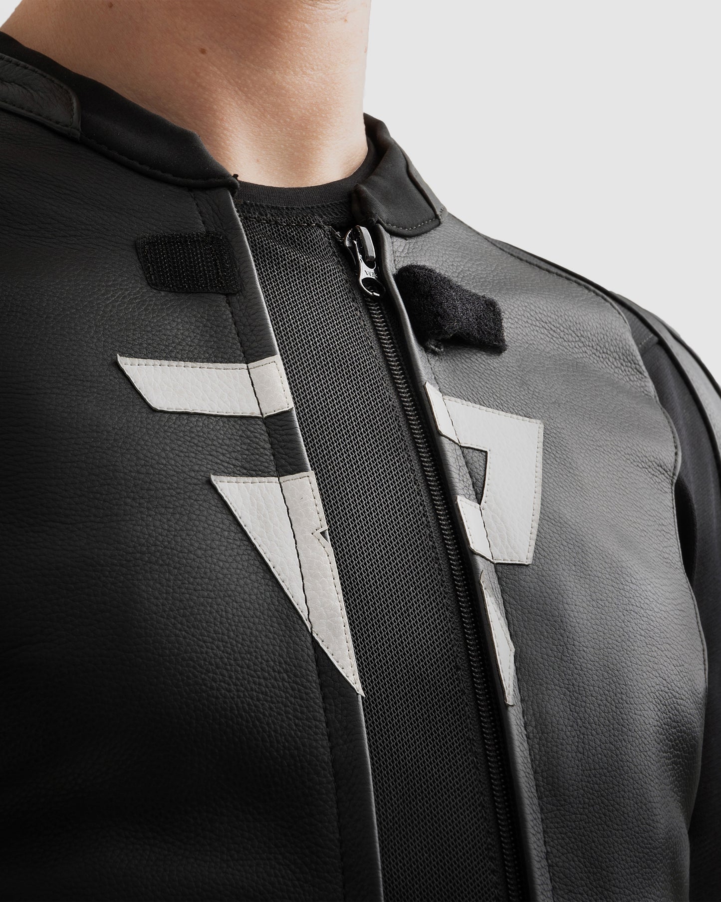 Veloce Kurtka Motocyklowa Skórzana Fluo