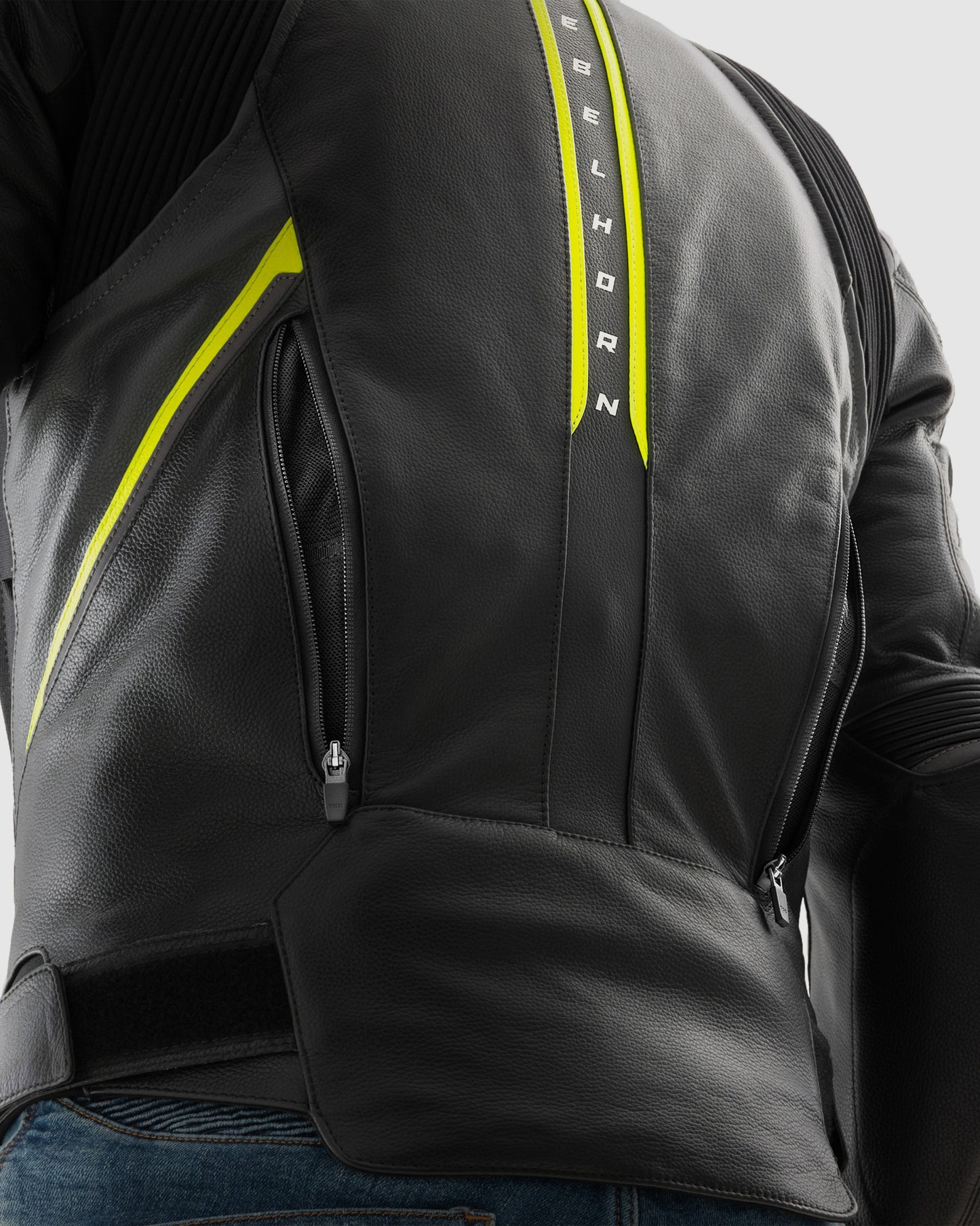 Veloce Kurtka Motocyklowa Skórzana Fluo