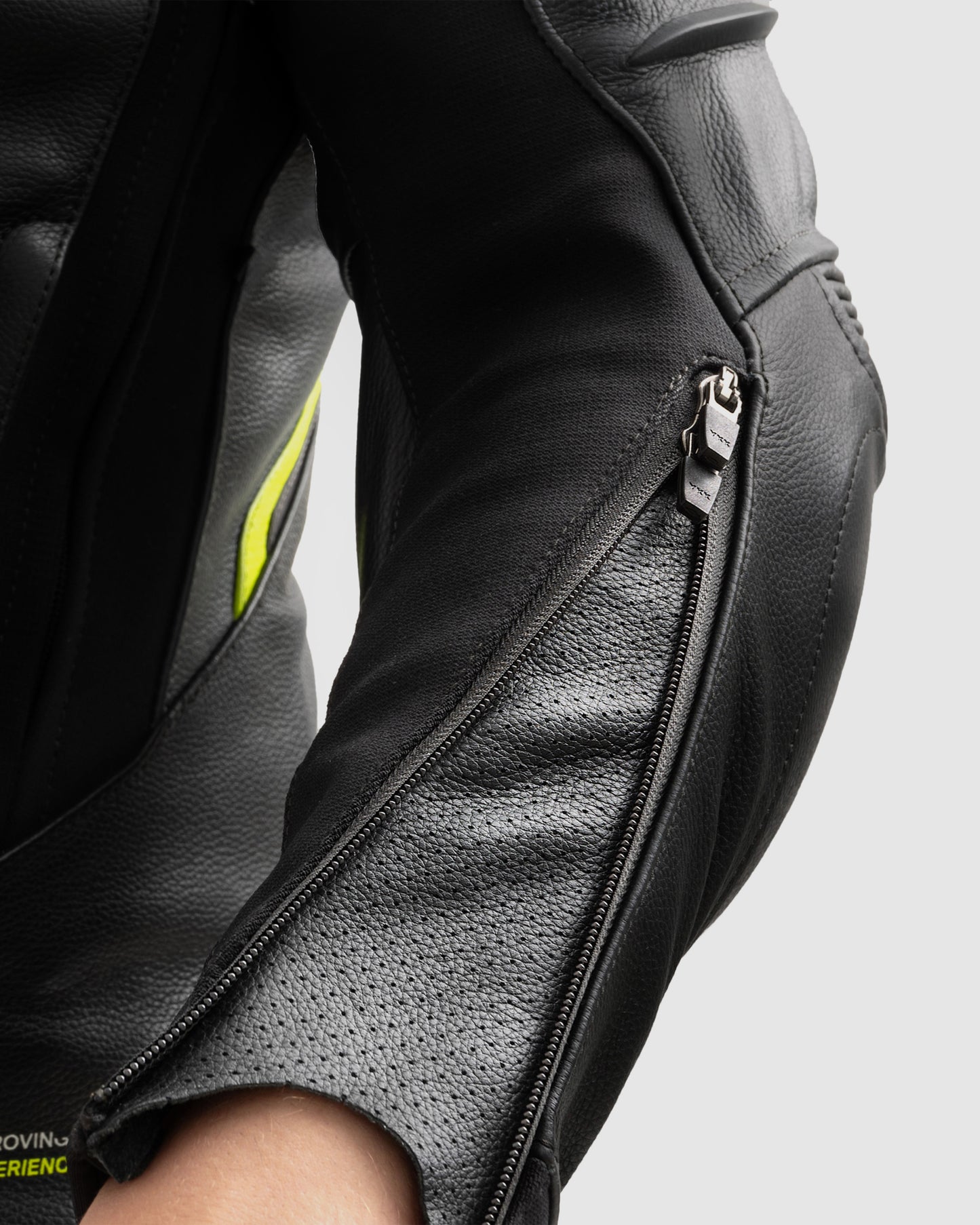 Veloce Kurtka Motocyklowa Skórzana Fluo