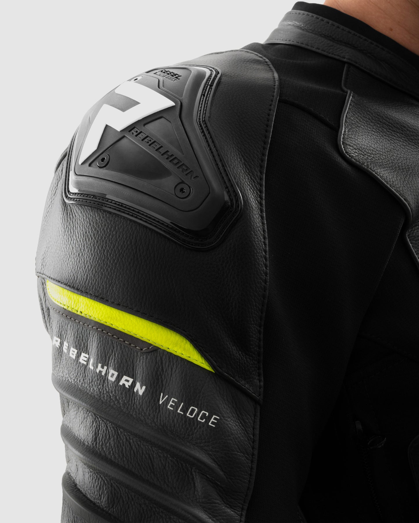 Veloce Kurtka Motocyklowa Skórzana Fluo