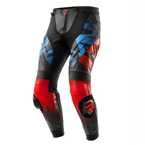 Spodnie Motocyklowe Inferno Black/Blue/White/Red