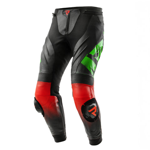 Spodnie motocyklowe Inferno Black / Green / Red