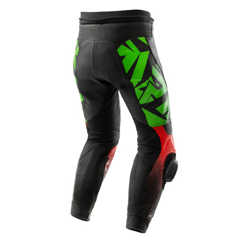 Spodnie motocyklowe Inferno Black / Green / Red