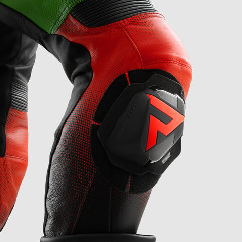 Spodnie motocyklowe Inferno Black / Green / Red