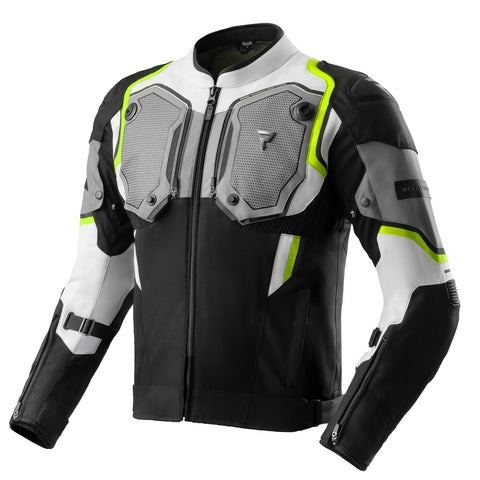 Kurtka Motocyklowa Borg II Black/Grey/Fluo Yellow