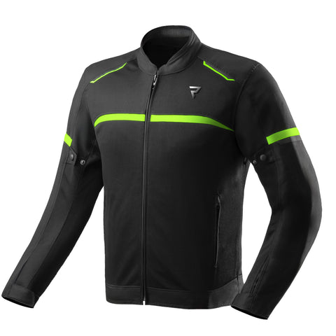 Kurtka Motocyklowa Echo Black/Fluo Yellow
