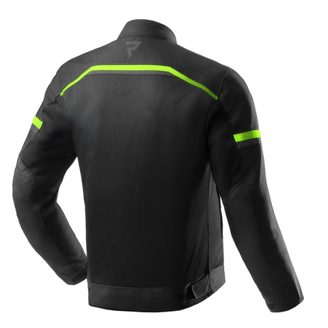 Kurtka Motocyklowa Echo Black/Fluo Yellow