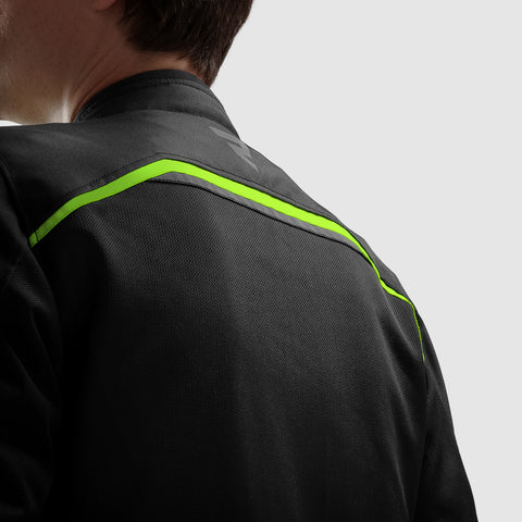 Kurtka Motocyklowa Echo Black/Fluo Yellow