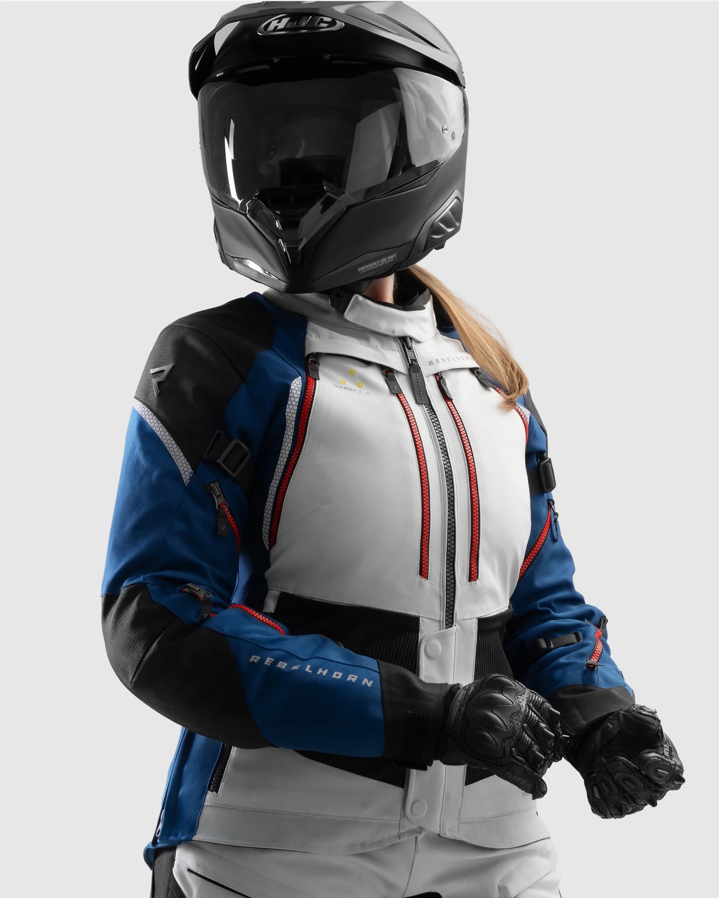 Hardy 3.0 Damska Kurtka Motocyklowa Niebieska