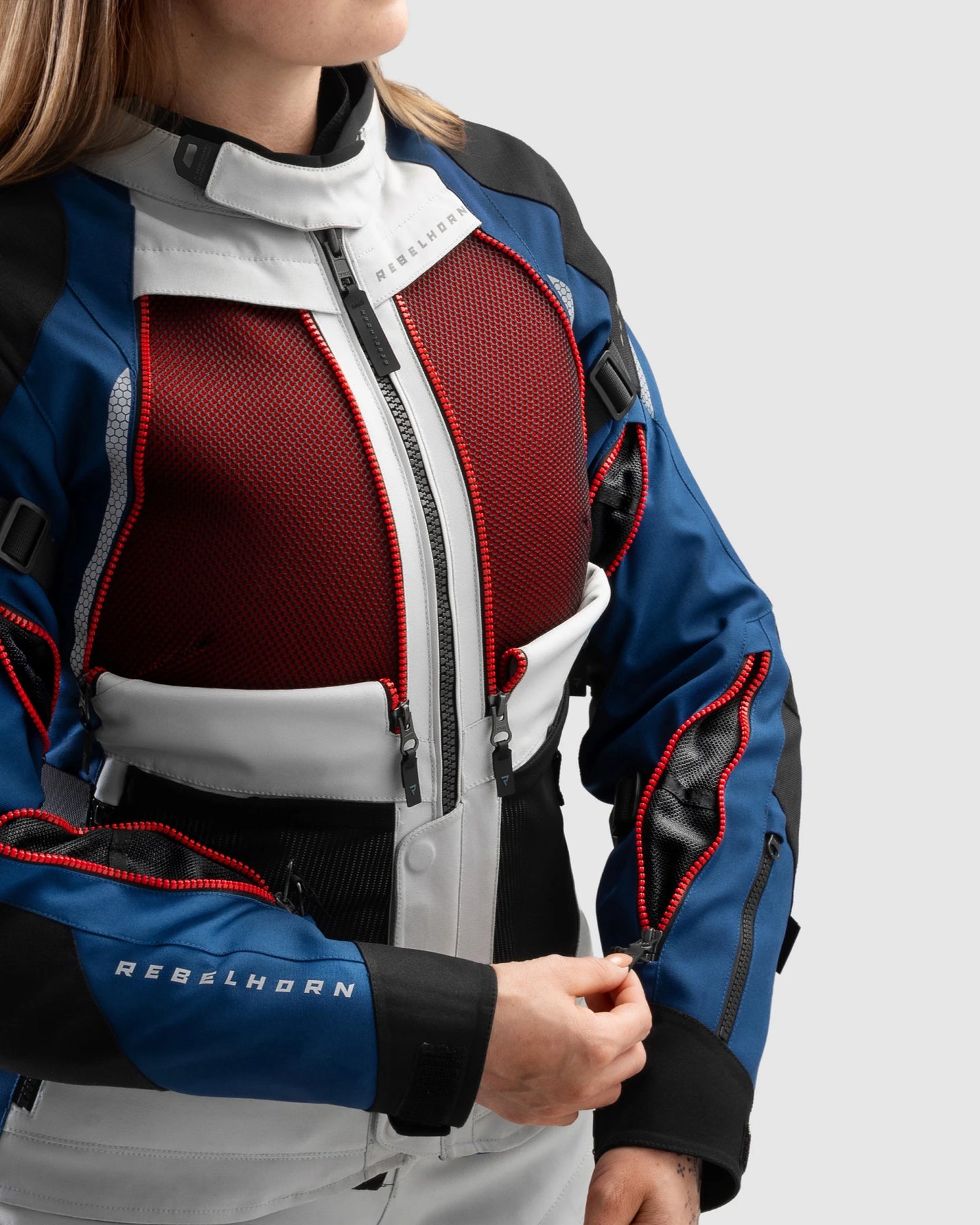 Hardy 3.0 Damska Kurtka Motocyklowa Niebieska
