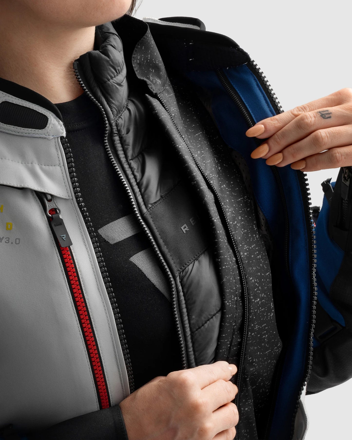 Hardy 3.0 Damska Kurtka Motocyklowa Niebieska