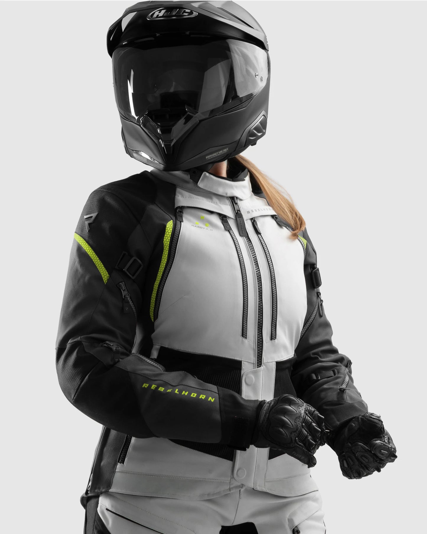 Hardy 3.0 Damska Kurtka Motocyklowa Szara