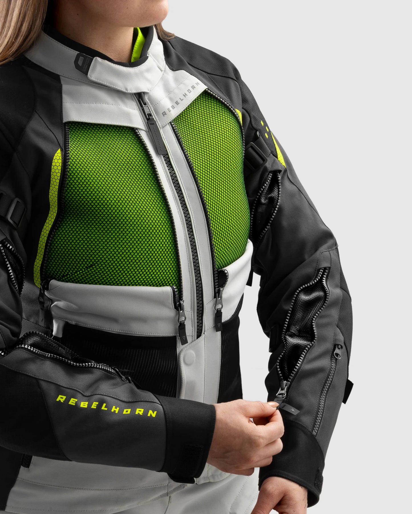 Hardy 3.0 Damska Kurtka Motocyklowa Szara
