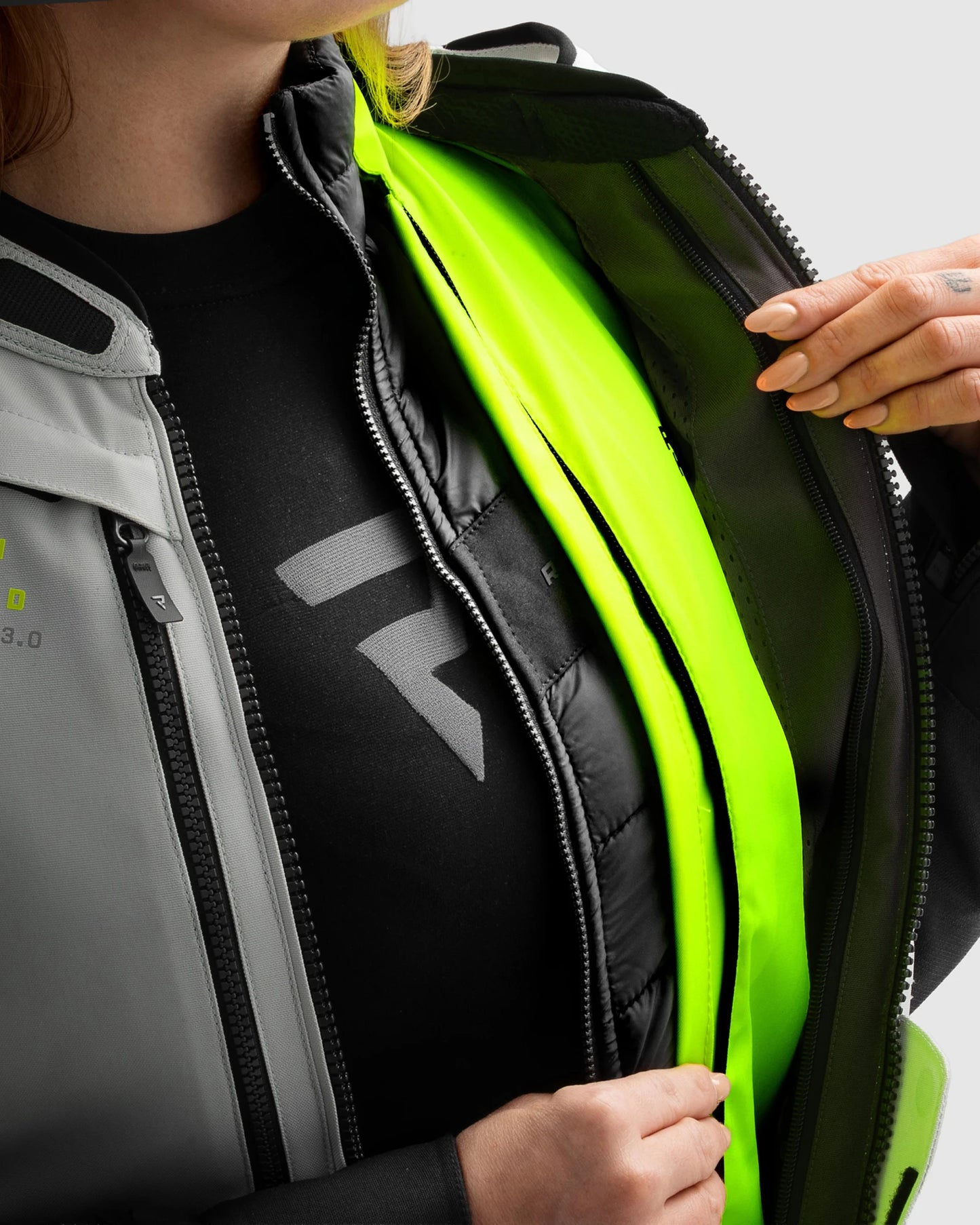 Hardy 3.0 Damska Kurtka Motocyklowa Szara