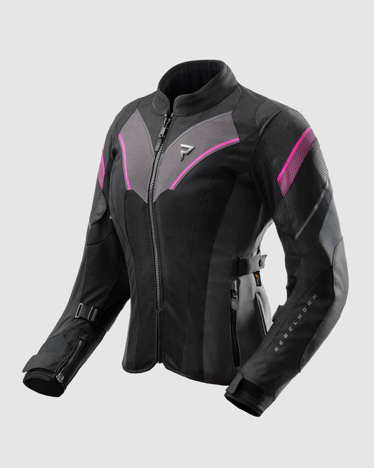 Hiflow V Damska Kurtka Motocyklowa Różowa