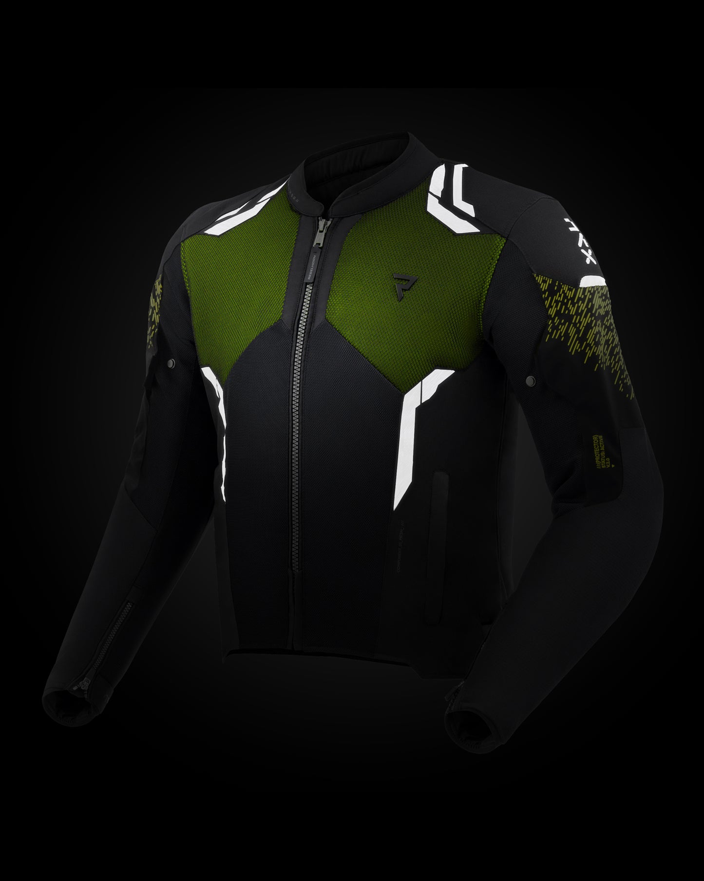 Jax Kurtka Motocyklowa Zielona
