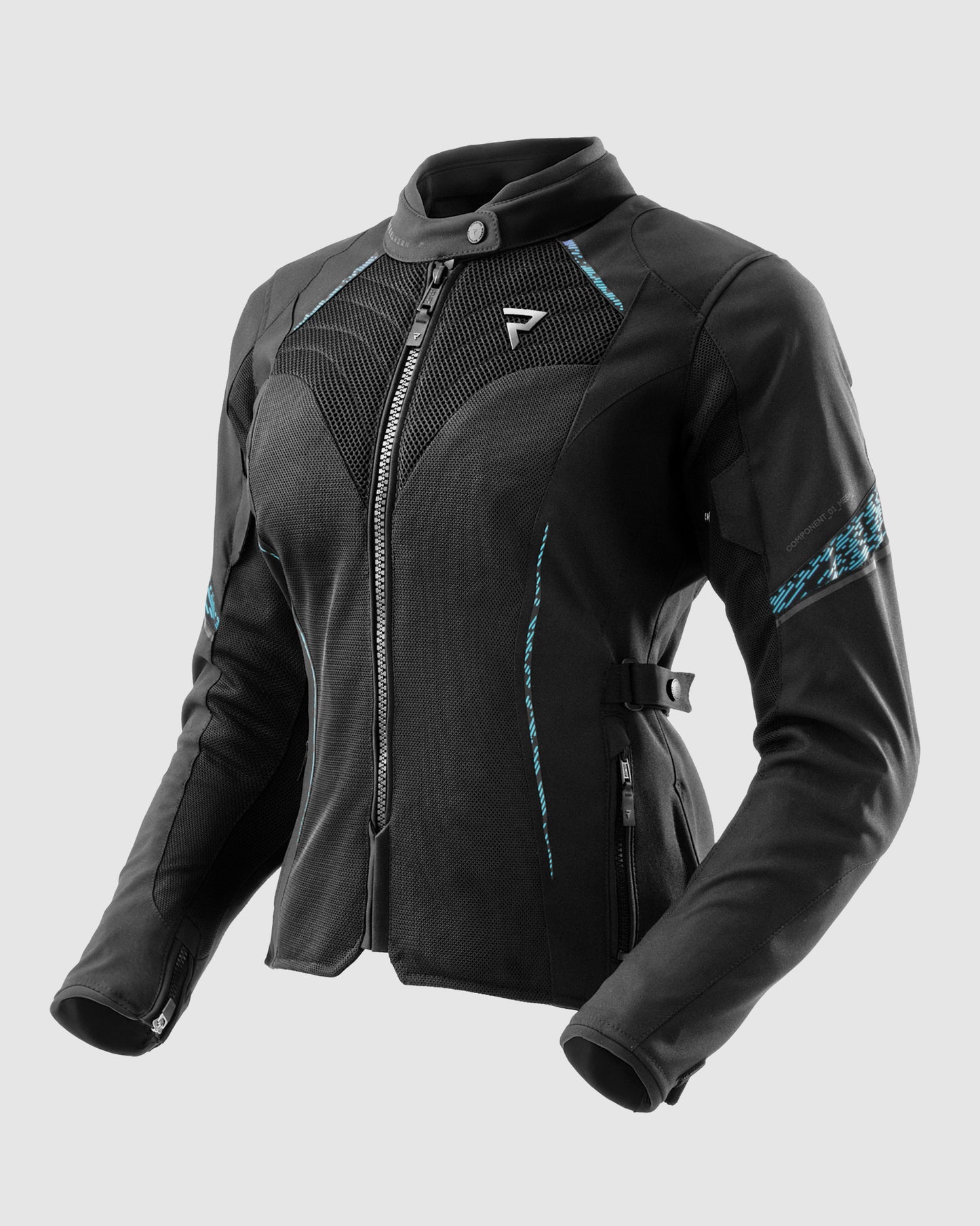 Jax Damska Kurtka Motocyklowa Blue Lagoon