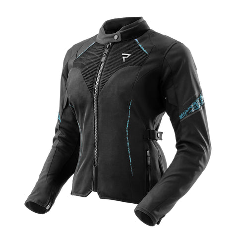 Kurtka Tekstylna Rebelhorn Jax Lady Black Blue Lagoon