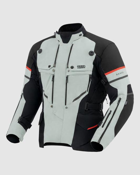 Range Kurtka Motocyklowa Szara