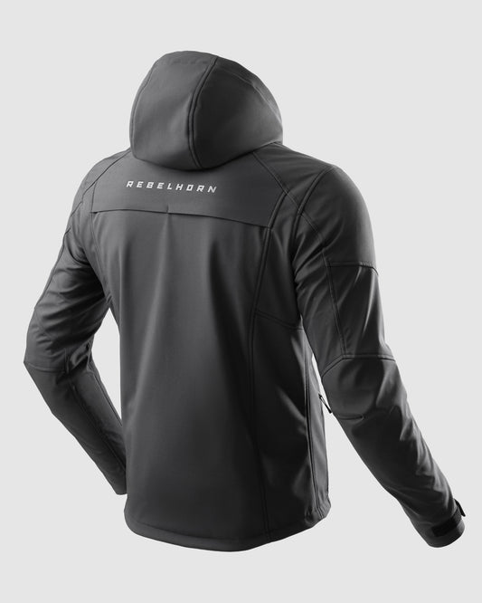 Slash Softshell Motocyklowy Czarny