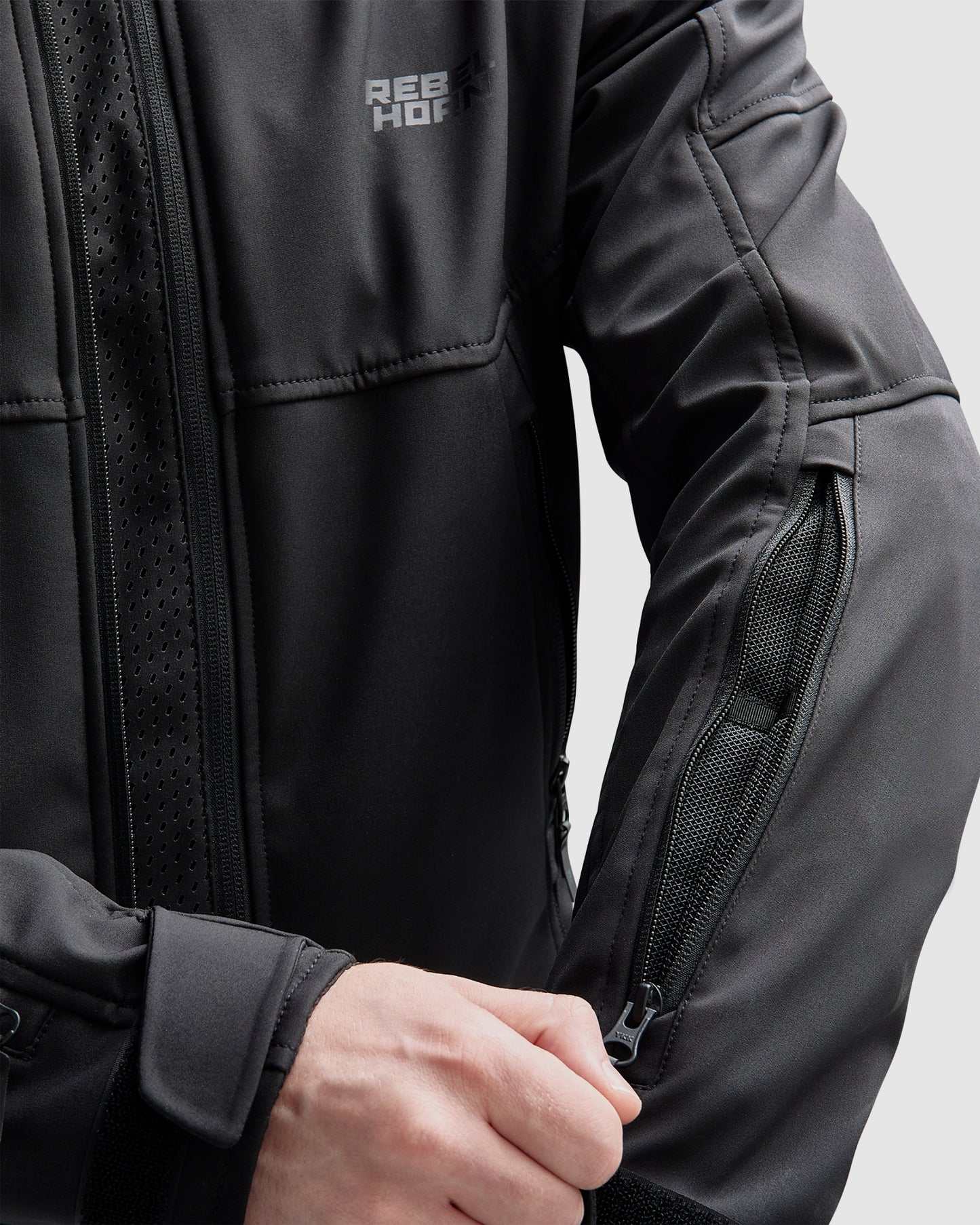 Slash Softshell Motocyklowy Czarny