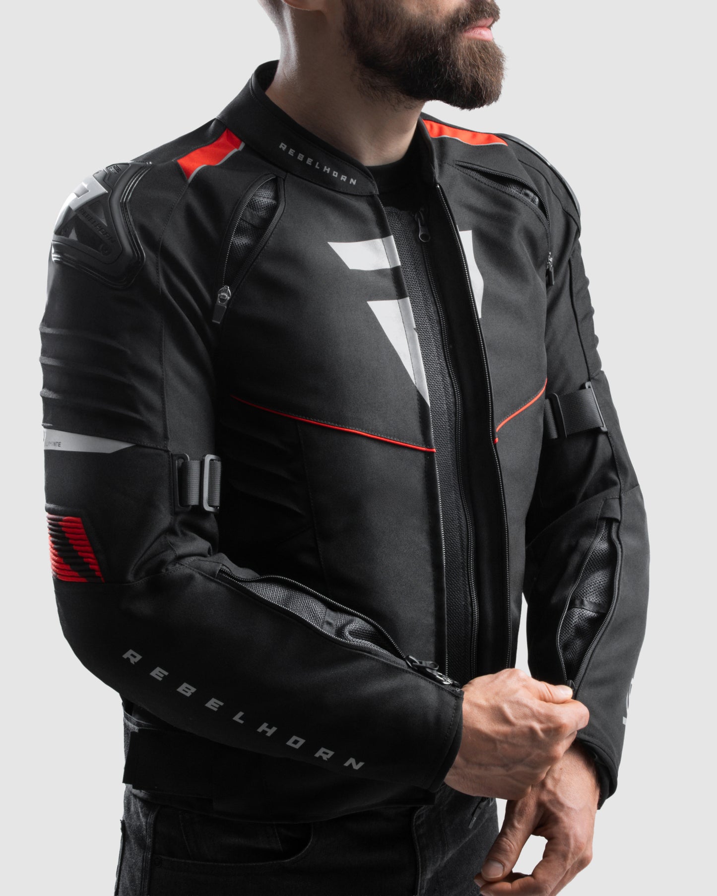 Vandal 2 TEX Kurtka Motocyklowa Czerwona