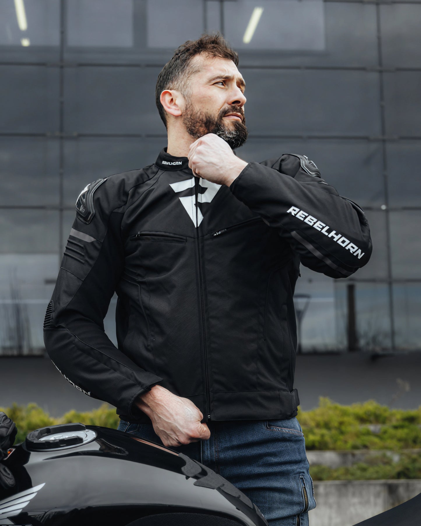 Vandal Kurtka Motocyklowa Biała