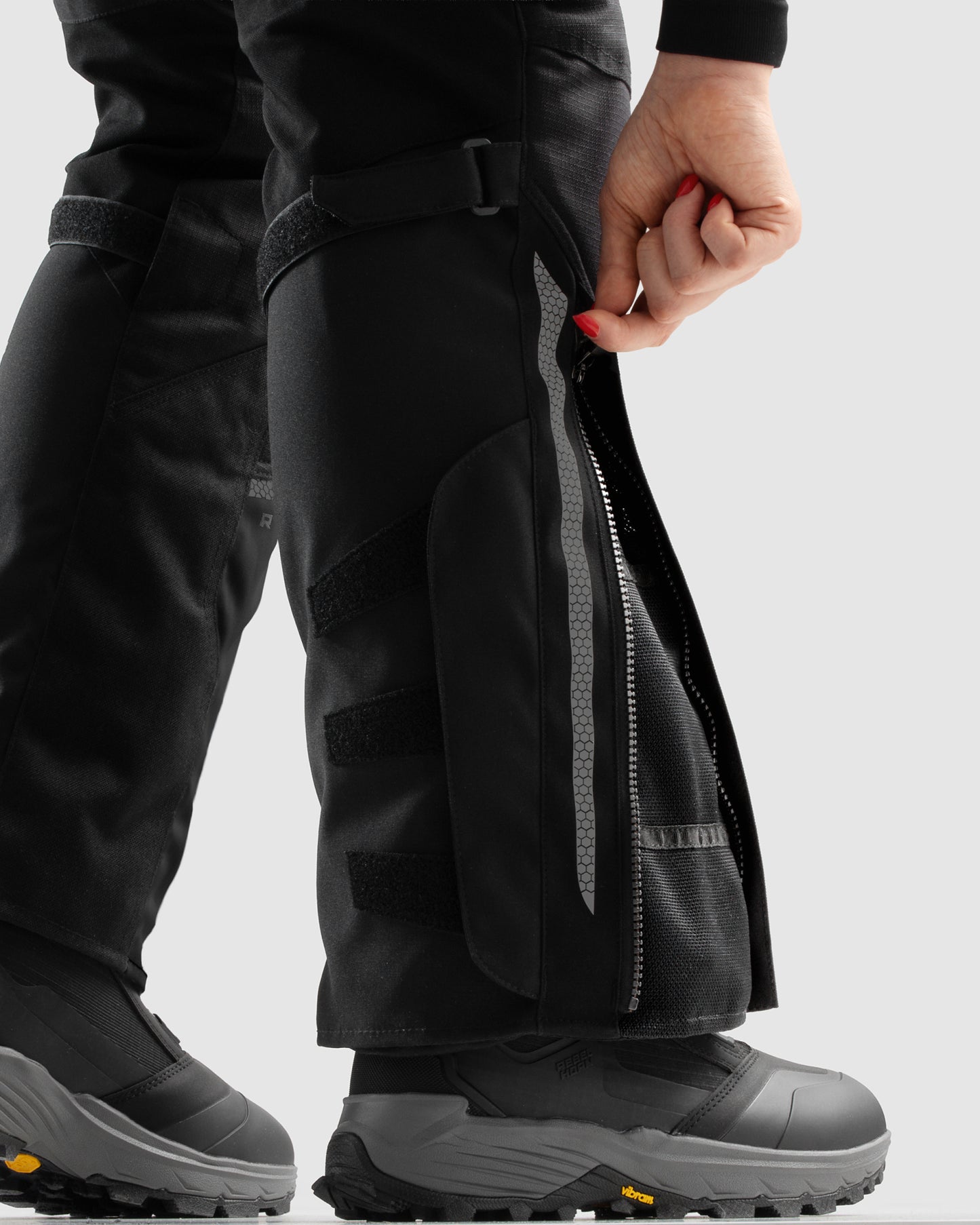 Hardy 3.0 Damskie Spodnie Motocyklowe Czarne Przedłużane