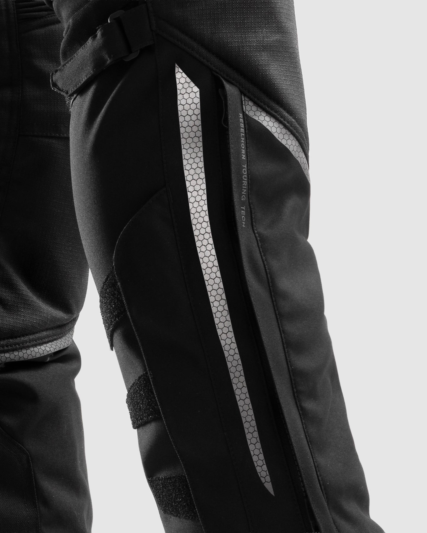 Hardy 3.0 Damskie Spodnie Motocyklowe Czarne Przedłużane