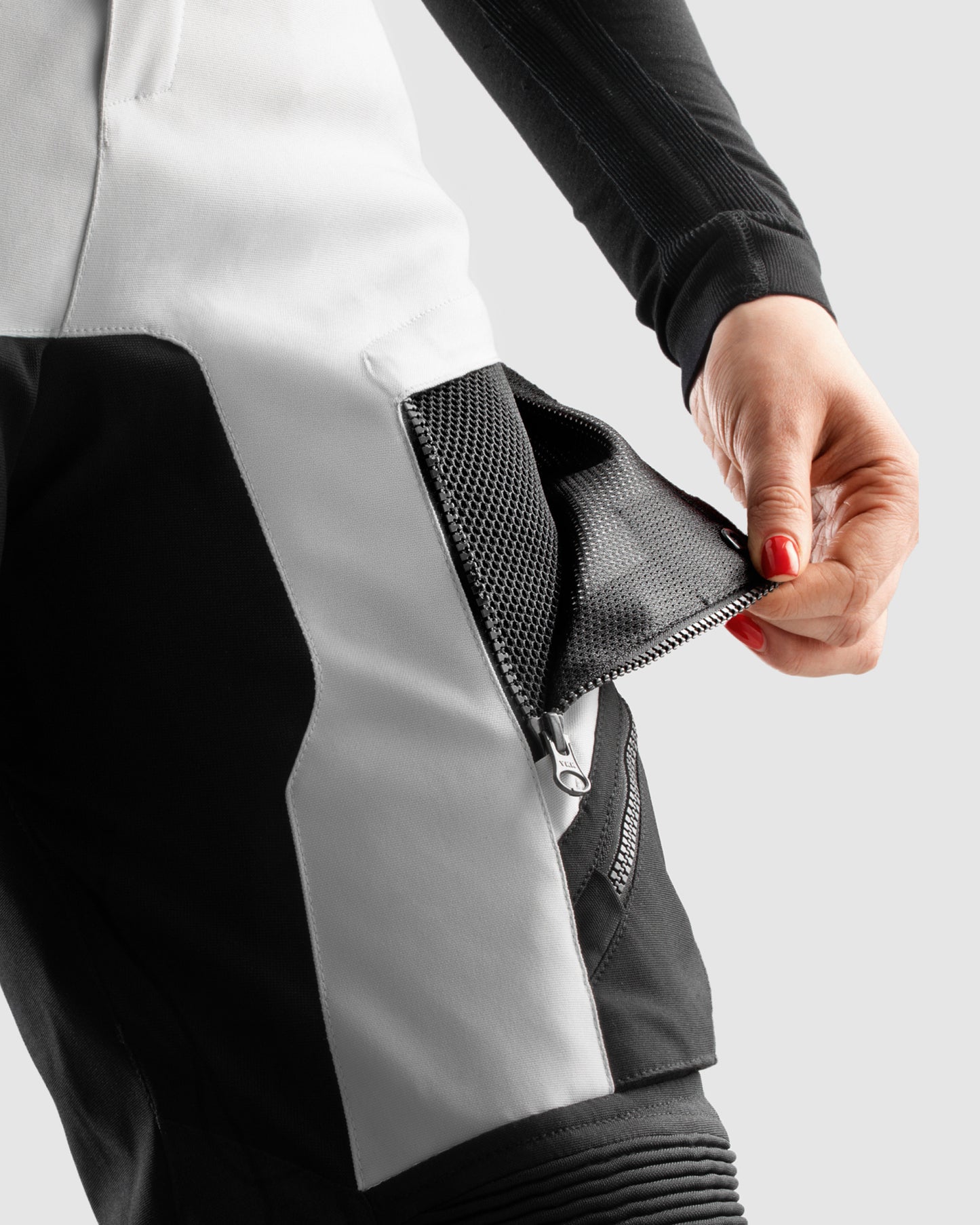 Hardy 3.0 Damskie Spodnie Motocyklowe Szare