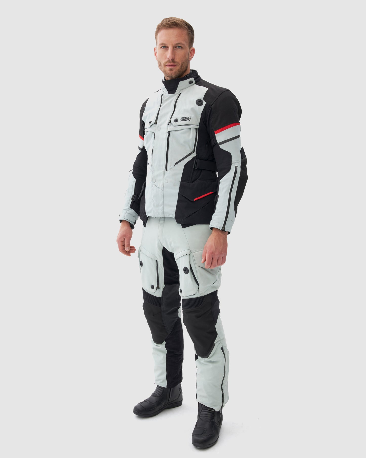 Range Spodnie Motocyklowe Szare